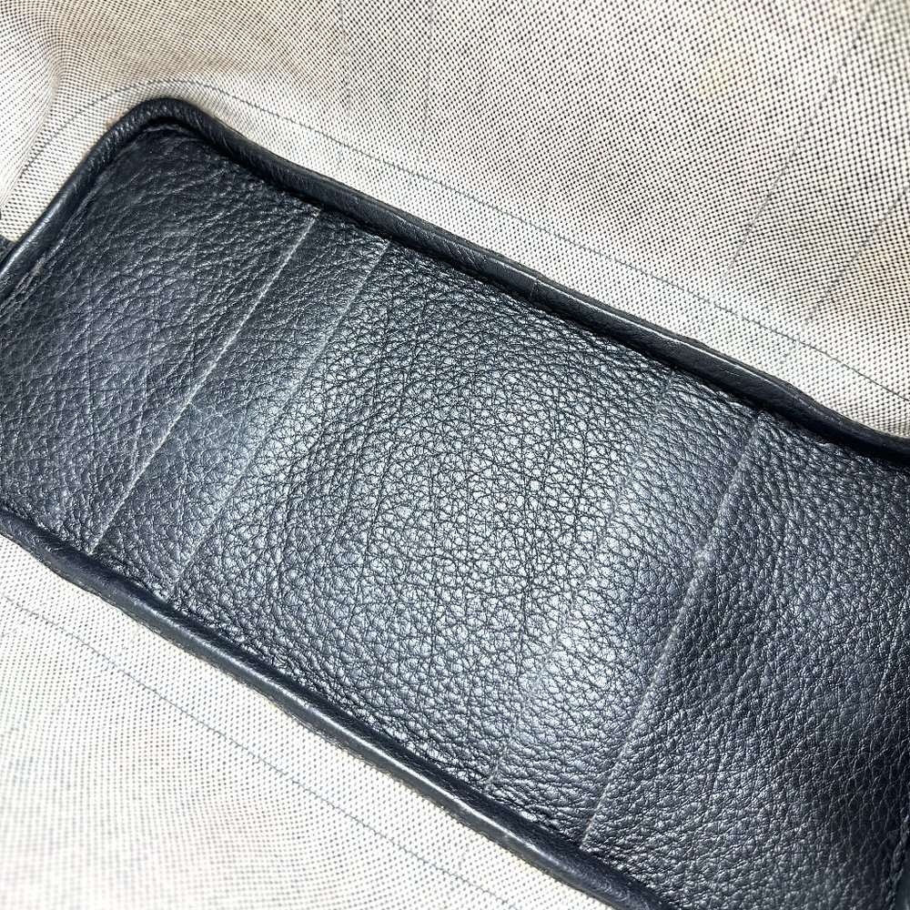 Hermes Canvas/Black Buffle Leather Garden Party 36 - Picture 10 of 11